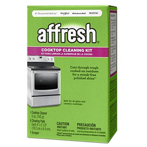 Affresh W11042470 Cleaning Kit (Cooktop Cleaner, Scraper and Scrub Pads), Only $4.99