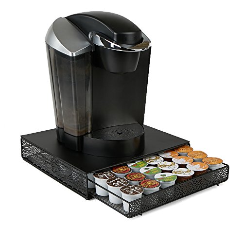 Mind Reader MTRAY-BLK Storage Drawer Coffee Pod Holder, 36 Capacity, Black, Only $10.13