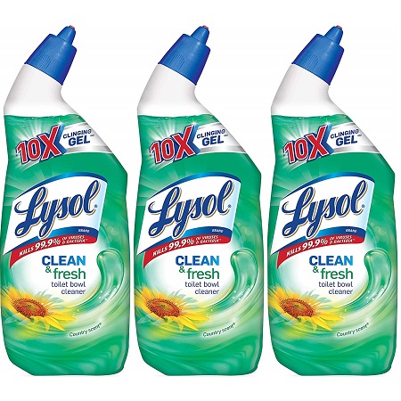 史低價！Lysol 強效清新馬桶清潔劑，3瓶裝 ，原價$6.99，現僅售$4.97
