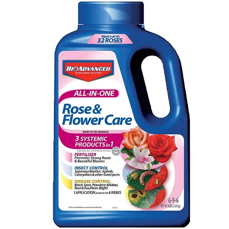 Bayer Advanced 701110A All in One Rose and Flower Care Granules, 4-Pound, only $14.44