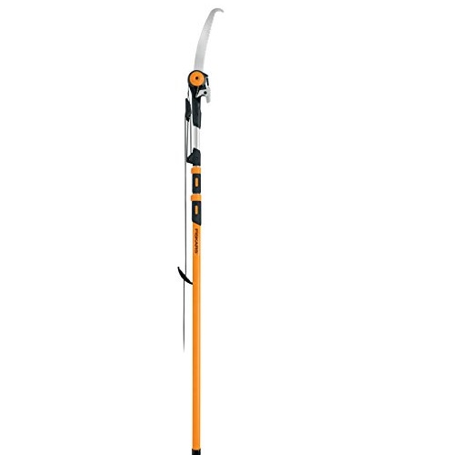 Fiskars Chain Drive 7–16 Foot Extendable Pole Saw & Pruner (394631-1001),White, Only $62.04