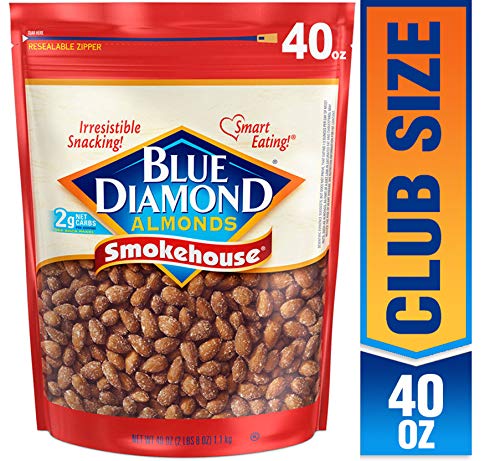 Blue Diamond 美国大杏仁， 烧烤味，40 oz, 仅售$11.10 ，免运费