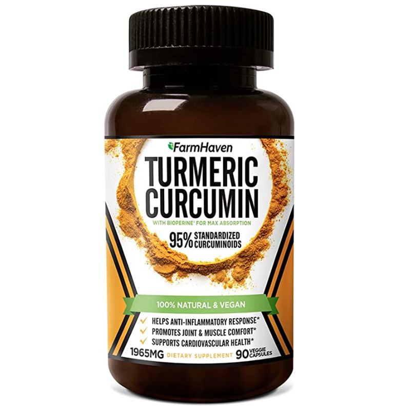 FarmHaven: Turmeric Curcumin with BioPerine Black Pepper & 95% Curcuminoids, 1965mg, Non-GMO Turmeric Capsules, discounted price only $12.09 (Code + 5% coupon)
