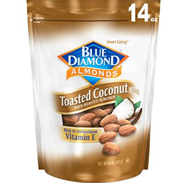 Blue Diamond 無麩質大杏仁，烤椰子味，14oz $6.98