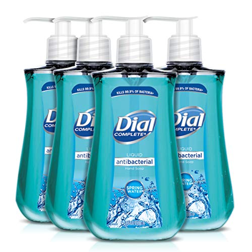 Dial Antibacterial Liquid Hand Soap, Spring Water, 9.375 Ounce (Count of 4), Only $6.49