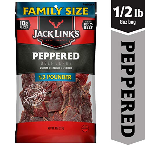 Jack Link’s Beef Jerky Original 黑胡椒味牛肉干，8oz 点击Coupon后 $8.40 免运费