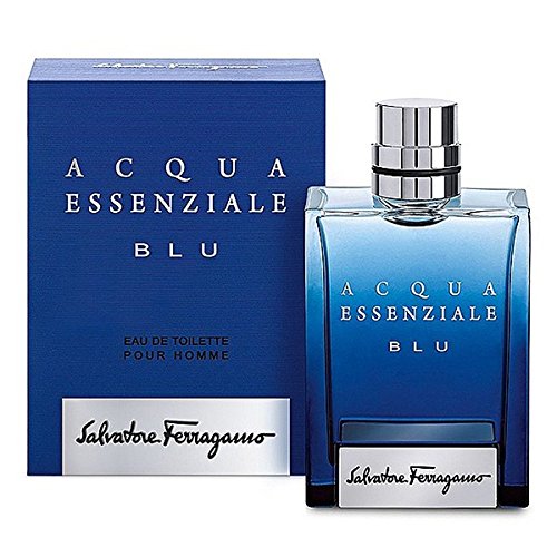 Salvatore Ferragamo Acqua Essenziale Blu Eau de Toilette Spray for Men, 3.4 Ounce, Only $27.74