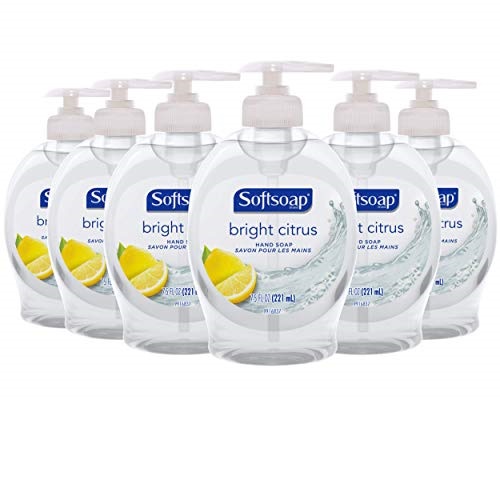 Softsoap Liquid Hand Soap, Bright Citrus - 7.5 fluid ounce (Pack of 6), Only $5.88