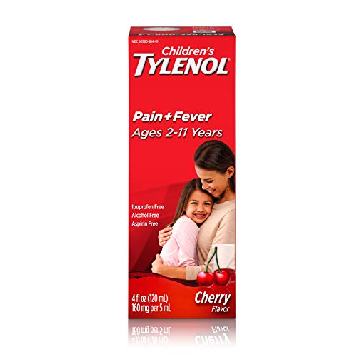 Tylenol Children's Oral Suspension Medicine with Acetaminophen, Cherry, 4 Fl Oz, Now Only $4.49