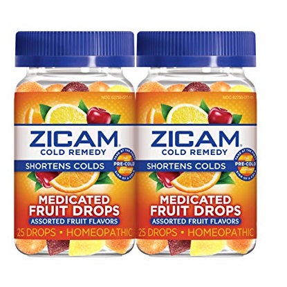 ZICAM Cold Remedy Medicated Fruit Drops, Assorted Fruit, 2 Count, Only $19.58