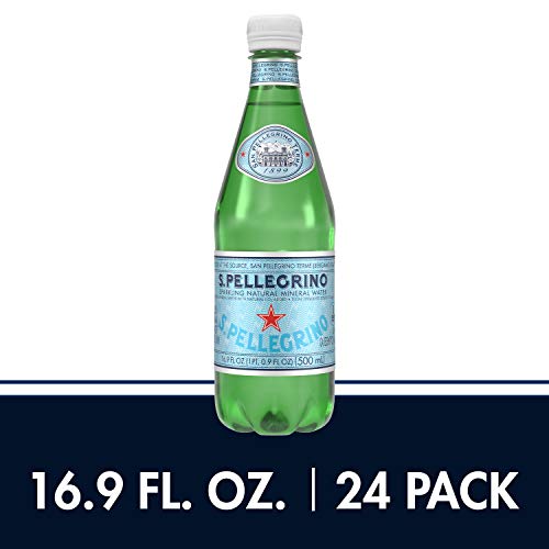 S.Pellegrino Sparkling Natural Mineral Water, 16.9 fl oz. (24 Pack) $12.59