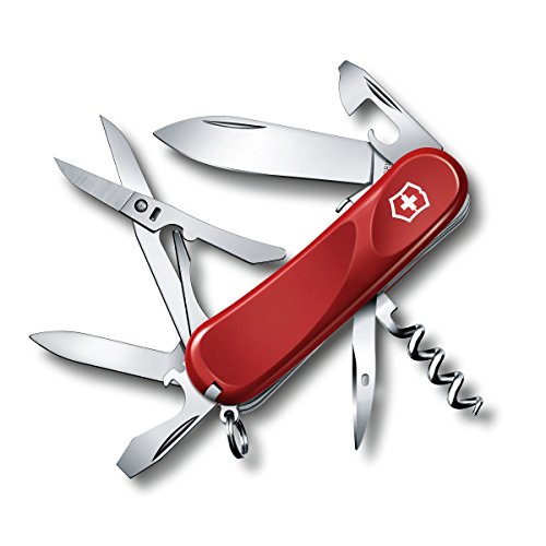 Victorinox Swiss Army Multi-Tool, Evolution S14 Pocket Knife, Red, Only $26.89