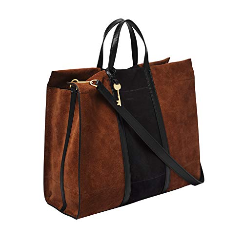 Fossil Women's Carmen Leather Tote Handbag, Only $103.20, You Save $154.80 (60%)