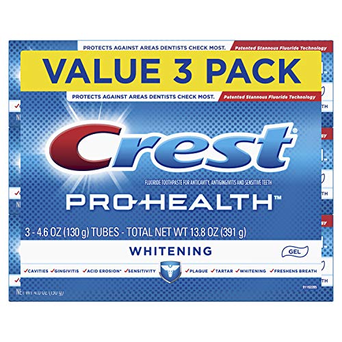 Crest佳潔士 Pro-Health  深度清潔牙膏， 4.6 oz/支，共3支，原價$11.99，現點擊coupon后僅售$4.97，免運費！