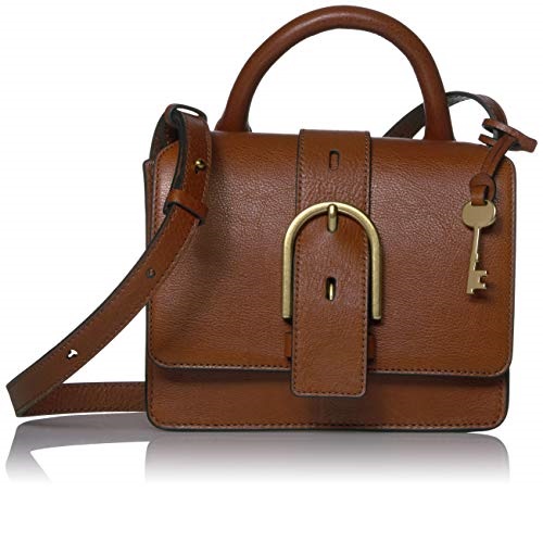 Fossil Women's Wiley Leather Crossbody Handbag Purse, Only $75.20, You Save $112.80 (60%)