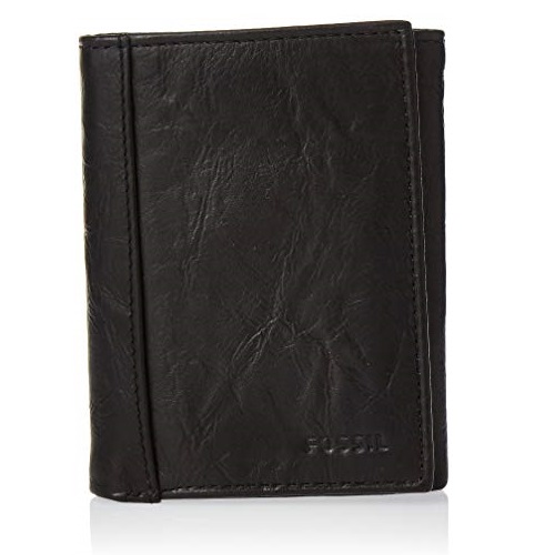 Fossil Men's Neel Leather Trifold Wallet, Only $19.20, You Save $28.80 (60%)