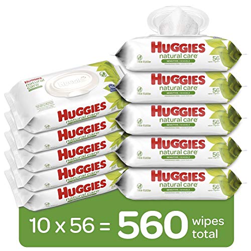 Huggies Natural Care, Baby Wipes, 10 Packs, 560 Total Wipes, Only $13.98