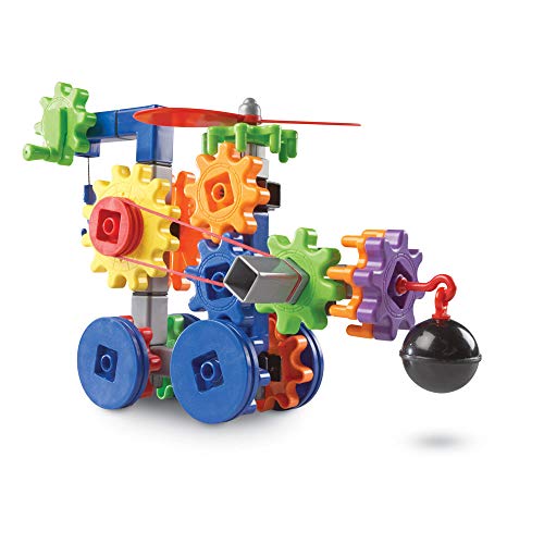 Learning Resources Gears! Gears! Gears! Machines in Motion, STEM Toys, Gear Toy, Puzzle, Early Engineering Toys, 116 Pieces, Ages 5+, Only $23.09