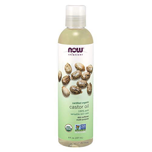 NOW Solutions, Organic Castor Oil, 100% Pure Versatile Skin Care, Multi-Purpose Skin Softener, 8-Ounce, Only $3.90
