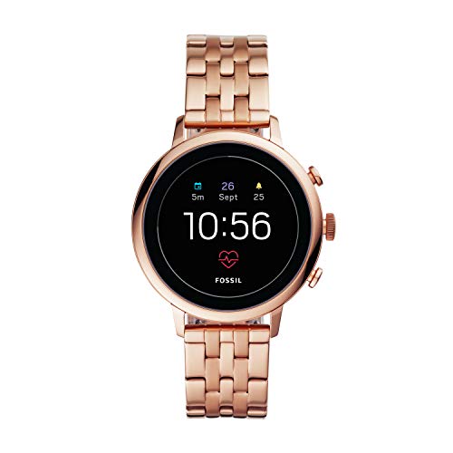 Fossil Women's Gen 4 Venture HR Stainless Steel Touchscreen Smartwatch with Heart Rate, GPS, NFC, and Smartphone Notifications $129.00