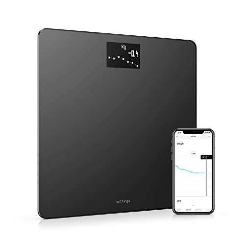 Withings Body - Smart Weight & BMI Wi-Fi Digital Scale with smartphone app, Black, Only $47.99