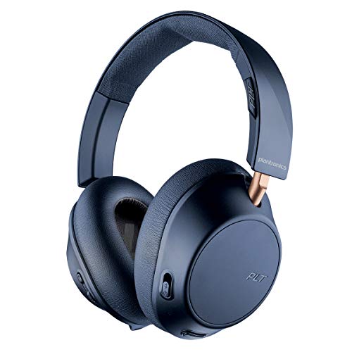 Plantronics BackBeat GO 810 Wireless Headphones, Active Noise Canceling Over Ear Headphones, Navy Blue $48.99