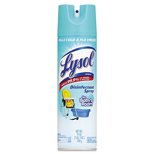 Professional LYSOL Brand Disinfectant Spray, Baby's Room, 19 oz Aerosol Can, 12/Carton, Only $94.99