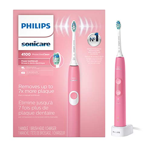 Philips飞利浦 ProtectiveClean 4100 牙菌斑防御款电动牙刷，原价$69.99，现点击coupon后仅售$34.95 ，免运费。三色同价！