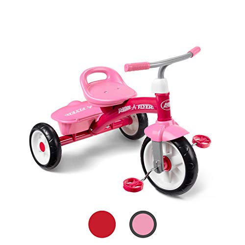Radio Flyer Pink Rider Trike, outdoor toddler tricycle, ages 2 ½ -5, Only $43.52