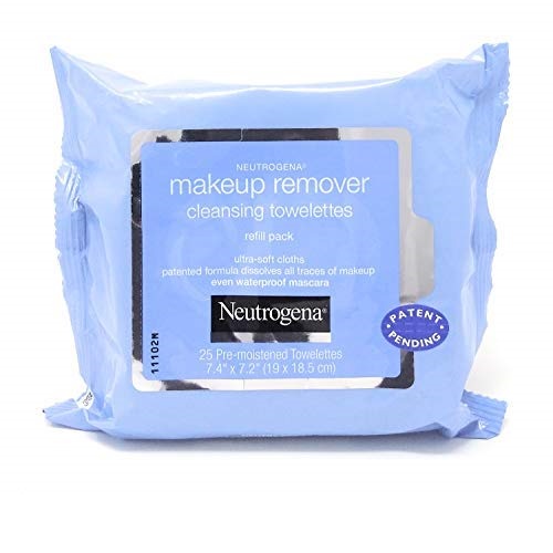 Neutrogena Makeup Remover Cleansing Towelettes, Daily Face Wipes to Remove Dirt, Oil, Makeup & Waterproof Mascara, 25 ct. (Pack of 2) $9.98