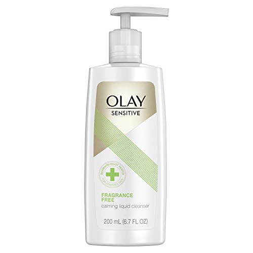 Olay Facial Cleanser for Sensitive Skin, Fragrance-free, 6.7 Fl Oz, Only $5.44