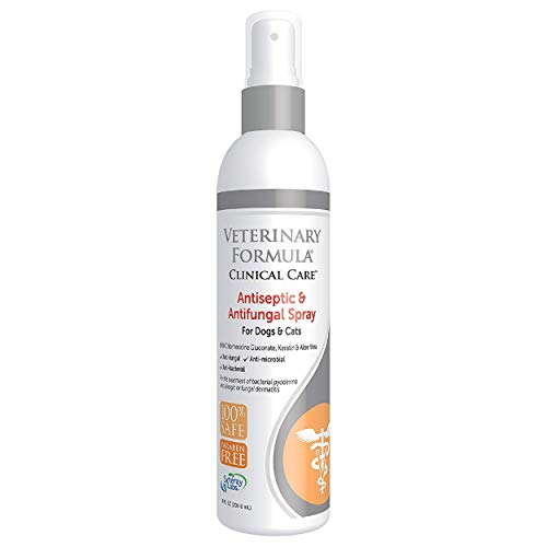 Veterinary Formula Clinical Care Antiseptic and Antifungal Spray– Medicated Topical Spray Treatment for Fungal and Bacterial Skin Infections in Dogs and Cats, (8 oz bottle), Only $2.86