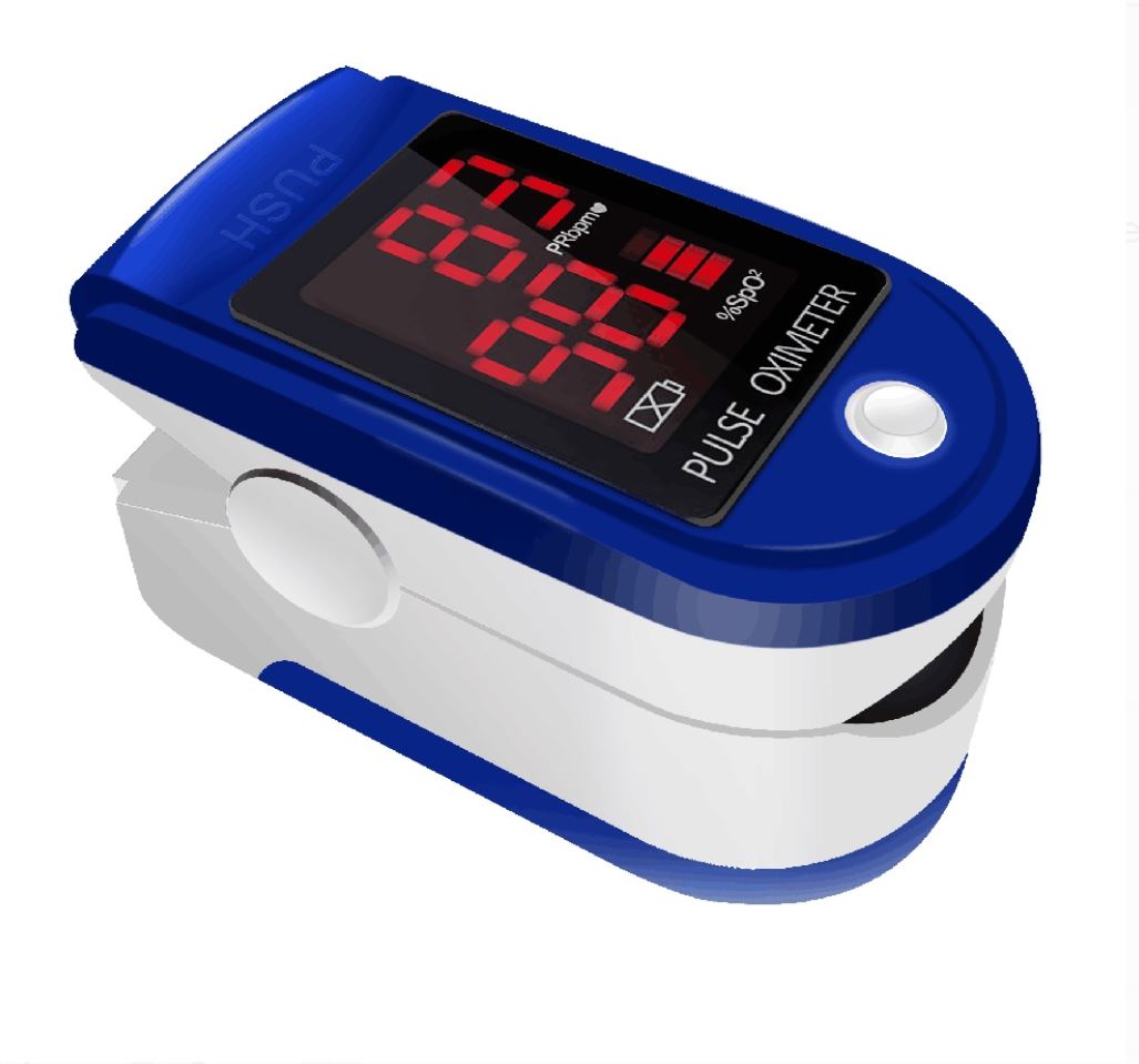 CMS50DL LED Fingertip Pulse SPO2 Monitor Blood Oxygen Saturation Monitor $24.19