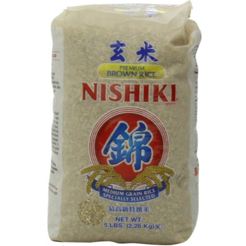 NISHIKI Premium Brown Rice, 5-Pound, only $6.23
