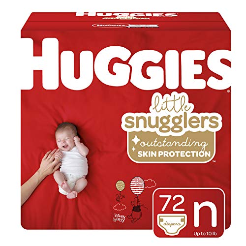 Huggies Little Snugglers Baby Diapers, Size Newborn, 72 Ct, Only $17.14