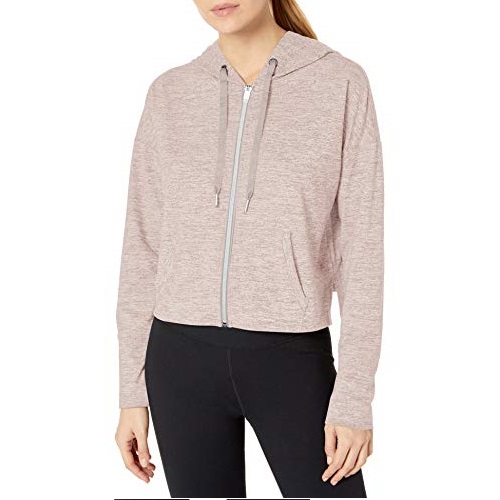 Calvin Klein Women's Long Sleeve Zip Up Hooded Sweatshirt, Only $18.02