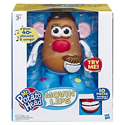 Mr Potato Head Playskool Movin' Lips Electronic Interactive Talking Toy for Kids Ages 3 & Up, Only $7.97, You Save $17.02 (68%)