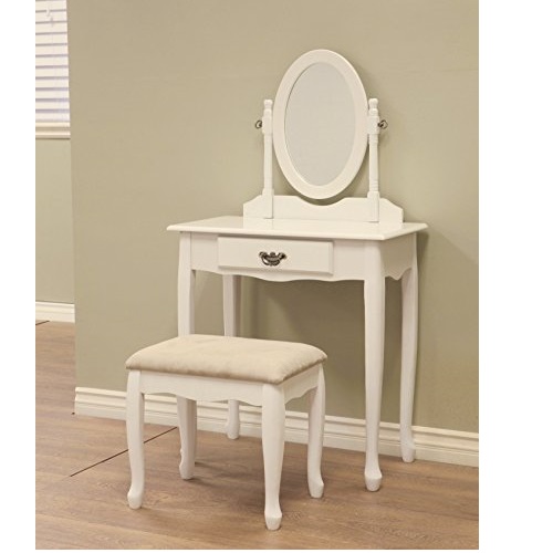 Frenchi Home Furnishing 3-Piece Vanity Set, Only $76.38, You Save $58.62 (43%)