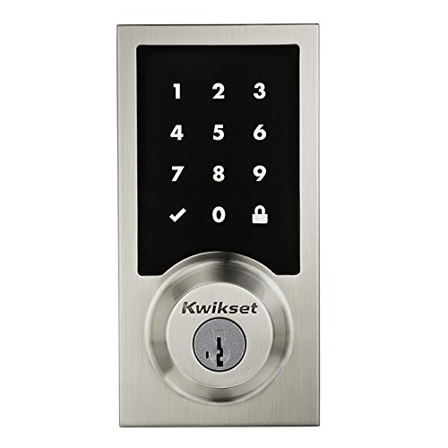 Kwikset 916 Smartcode Zigbee Touchscreen Smartlock (Amazon Key edition – Amazon Cloud Cam required), works with Amazon Alexa, featuring SmartKey Contemporary Style in Satin Nickel, Only $179.11