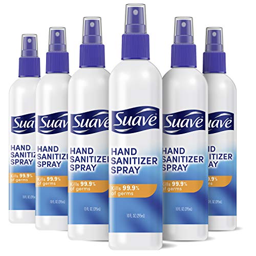 Suave Hand Sanitizer Alcohol Based Kills 99.9% of Germs 10 oz, 6 Count $22.80