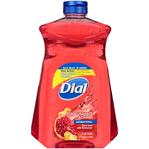 Dial Antibacterial Liquid Hand Soap Refill, Pomegranate & Tangerine, 52 Fluid Ounces (Pack of 3), Only $17.44