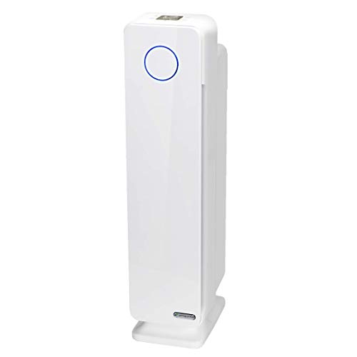 Germ Guardian True HEPA Filter Air Purifier for Home, Office, Large Rooms, Filters Allergies, Pollen, Smoke , UVC Sanitizer Eliminates Germs, Mold, Odors, Quiet 28 inch 4-in-1 AC5350W, Only $109.99