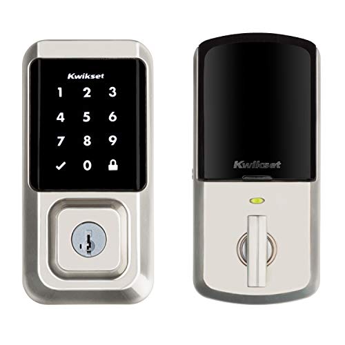 Kwikset 99390-001 Halo Wi-Fi Smart Lock Keyless Entry Electronic Touchscreen Deadbolt Featuring SmartKey Security, Satin Nickel, Only $152.24