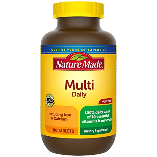 Nature Made Multi Daily Vitamin With Iron and Calcium, Value Size, 300 Tablets, Only $8.13, free shipping after using SS