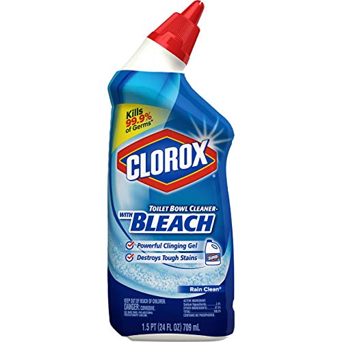 Clorox Toilet Bowl Cleaner with Bleach, Rain Clean - 24 Ounces (Pack of 12), Only $23.64, You Save $6.24 (21%)