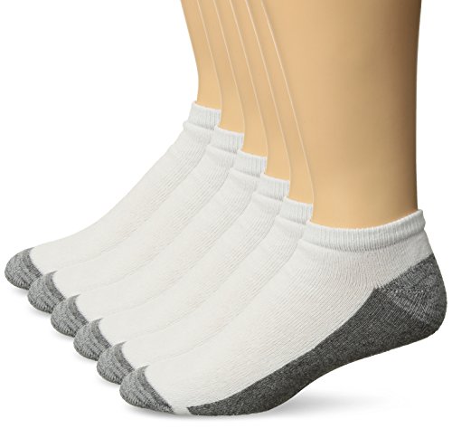Hanes Men's Comfortblend Max Cushion 6-pack White Low Cut Socks, Shoe Size: 6-12 $7.00