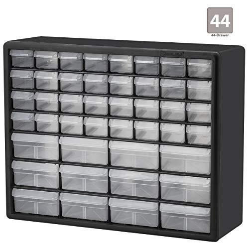 Akro-Mils 10144 D 20-Inch by 16-Inch by 6-1/2-Inch Hardware and Craft Cabinet, Black, Only $36.04