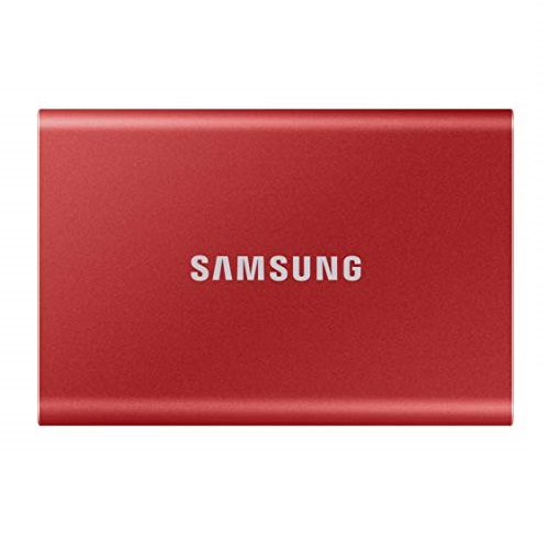 Samsung Portable SSD T7 1TB USB 3.2 External Solid State Drive Red (MU-PC1T0R), Only  $97.30