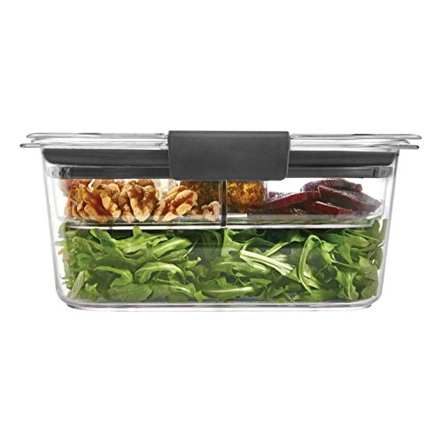 Rubbermaid Brilliance Food Storage Salad Container, Medium Deep, 4.7 Cup, Clear, Only $7.99, You Save $7.00 (47%)
