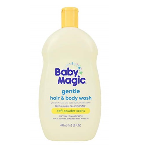 Baby Magic Gentle Hair & Body Wash | 16.5oz | Calendula Oil & Coconut Oil | Tear-Free, Free of Parabens, Phthalates, Sulfates and Dyes, Only $2.83